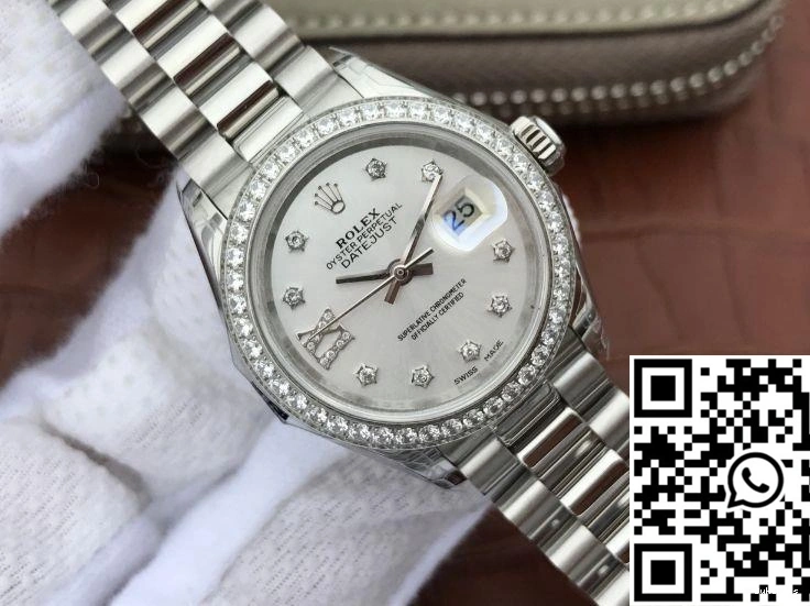 28mm 279136RBR Datejust Silver Lady Dial Rolex 0712